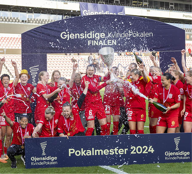 [DK=20240619: FC Nordsj lland spillere jubler over sejren, Kvindepokalen Finale - FC Nordsj lland vs Br ndby IF] [UK=20240619: Womens Cup Final - FC Nordsjaelland vs Brondby IF]